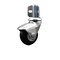 Service Caster 2'' Bright Chrome Neoprene Rubber Caster Corner Mount Bracket SCC-GR03S210-NPRB-BC-71678-CB90 - alternate 1